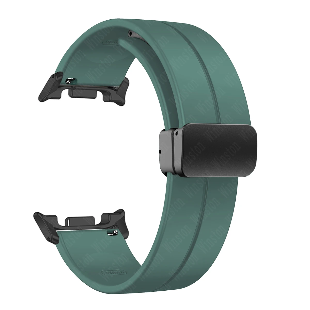 Silikonarmband für Samsung Galaxy Watch 8 40 mm 44 mm 8Classic 46 mm Magnetschnallenband für Galaxy Watch Ultra 2025 47 mm Armband