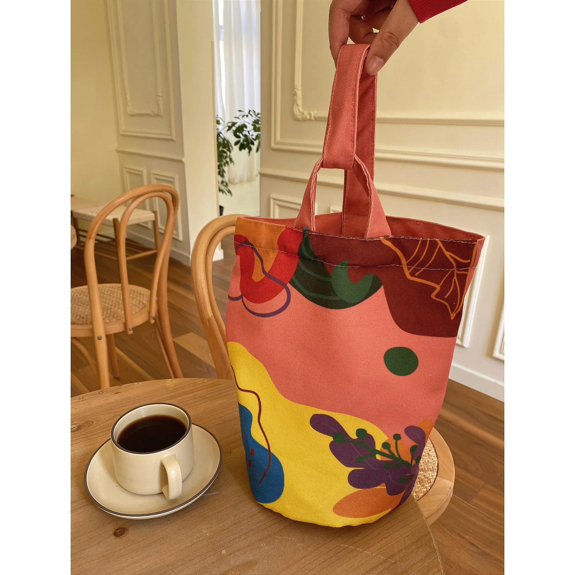 Graffiti Korean Fashion Women Shoulder Bags Canvas Bucket Casual Ladies Crossbody Bag Shopper Vintage Work Female Handbags New