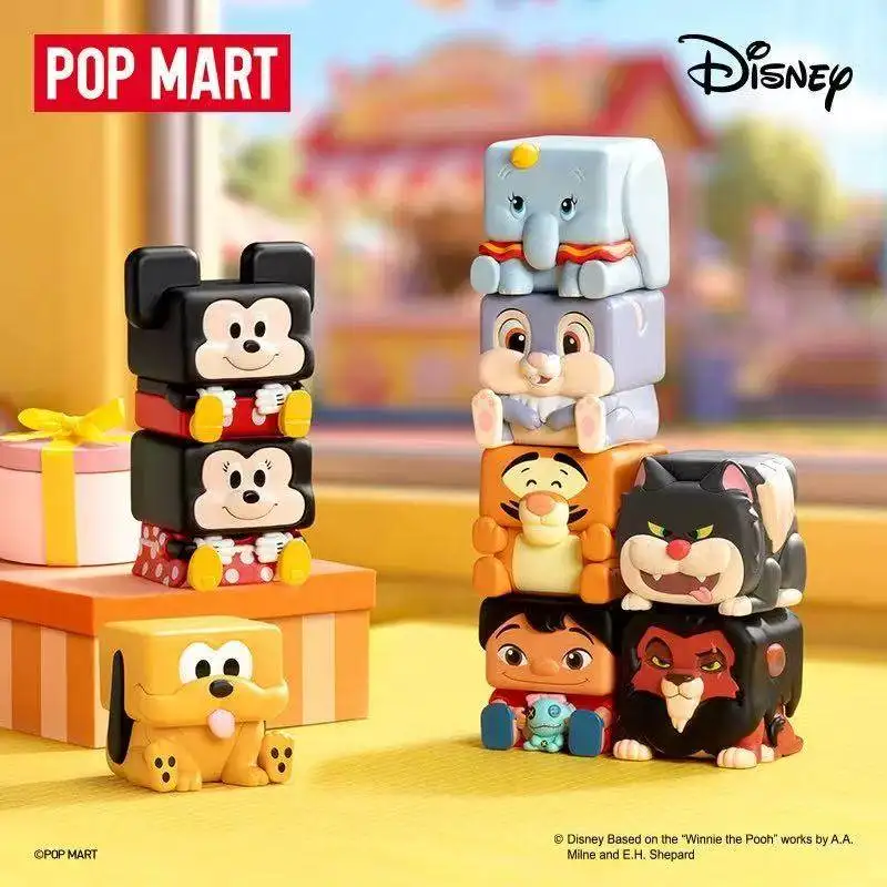 

Оригинальная коллекционная фигурка POPMART Bubble Mart Disney Classic POP CUBE-1-2-3 Series, ручная работа, в закрытой упаковке, игрушка, подарок, украшение