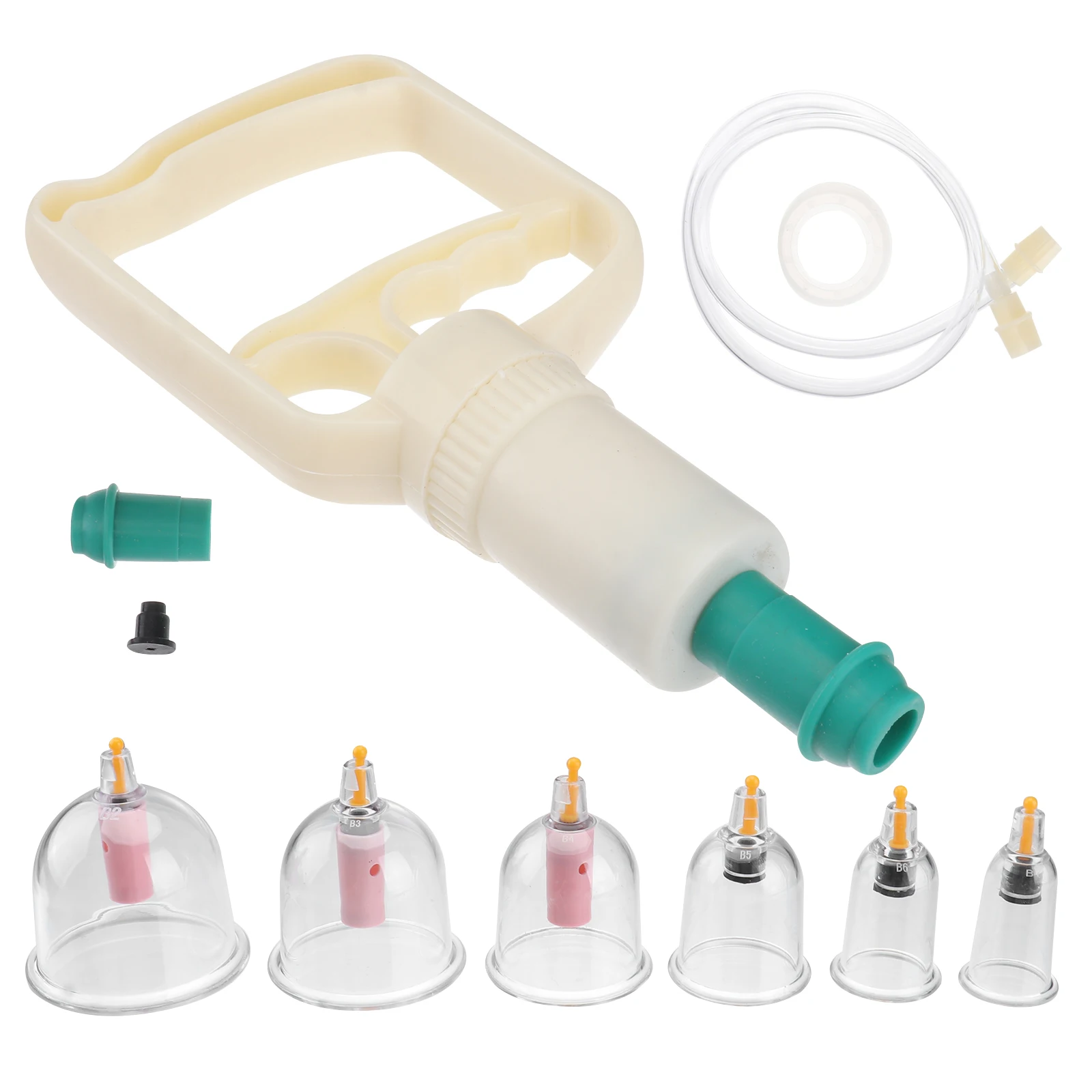 

Plastic Cupping Accessories Kit Facial Body Tools Multifunctional Home Device Premium Quality Strong Suction Portable for Leg