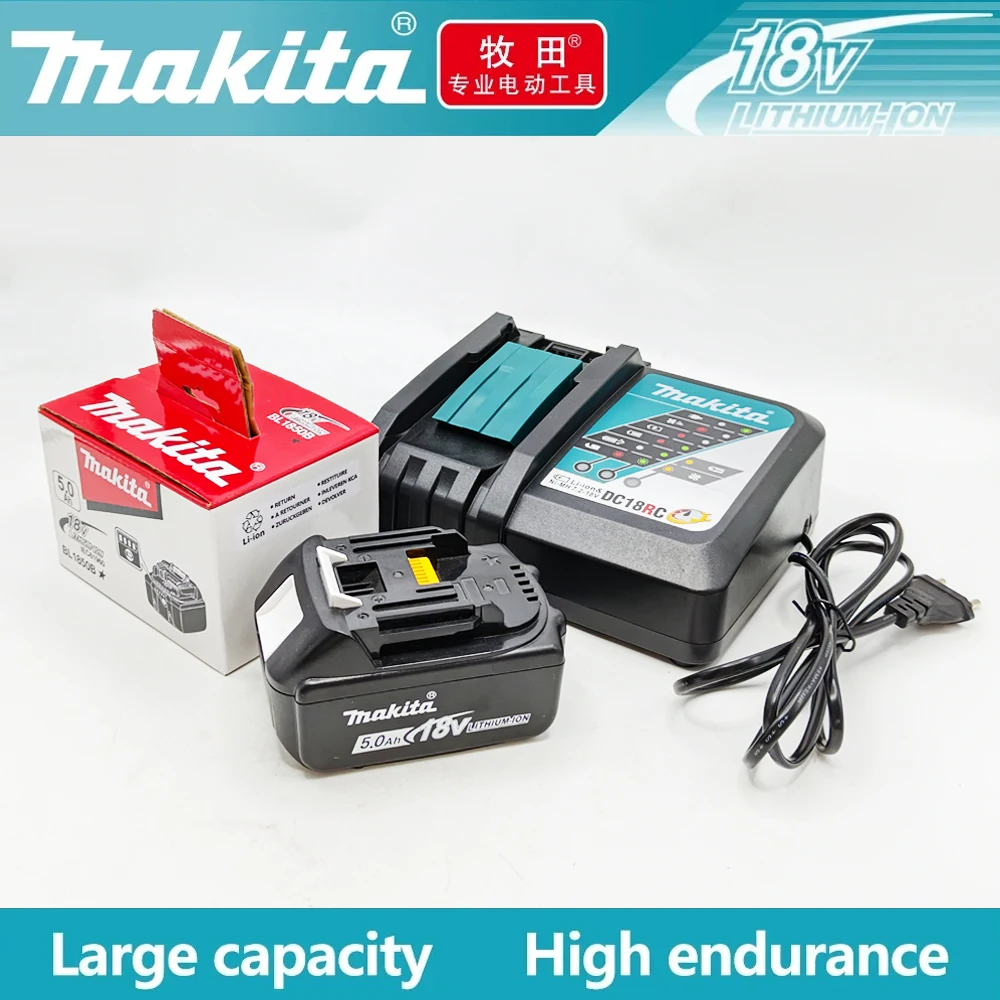 Makita BL1850B BL1860B, 18V 5.0AH/6.0AH 18650 rechargeable lithium-ion battery Makita 18V battery, replaceable