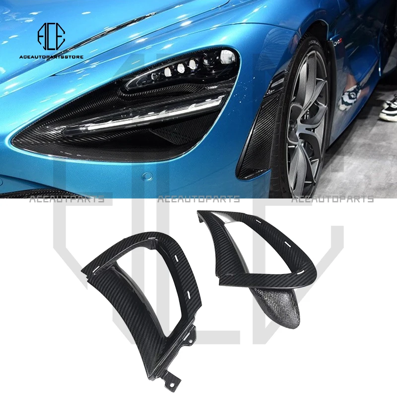 

Excellent Carbon Fiber Material OEM Style Side Scoop Vent Air Intake For McLaren 720S Coupe Front Bumper