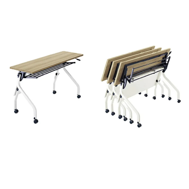 custom.Industrial-Style Metal Double Seater School Desk and Chair Foldable Training Table with 2-Year Warranty Home Office U