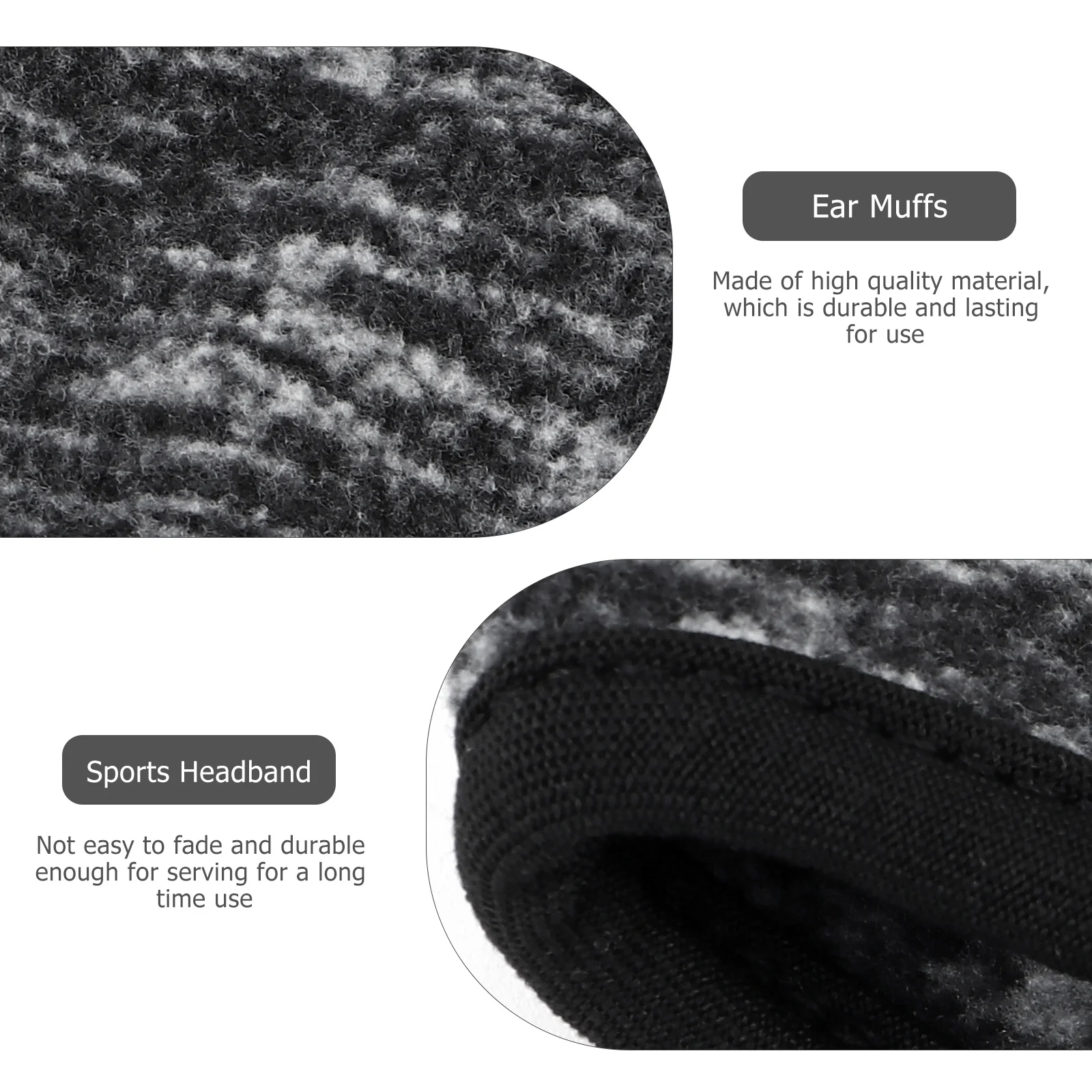 

3Pcs One Size Fits Most Ear Warmers Protective Headband for Autumn Spring Sports Ear Muffs Sports Headband Cold-Proof Hair Band