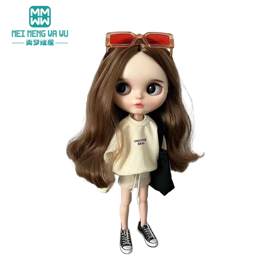 28-30cm Blyth Azone OB22 OB24 Doll Clothes Fashionable casual suits, dresses, plaid sweatshirts