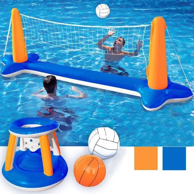 Jouet de piscine gonflable personnalisé, équipement de jeu de volley-ball, ensembles de sports nautiques, vente à chaud