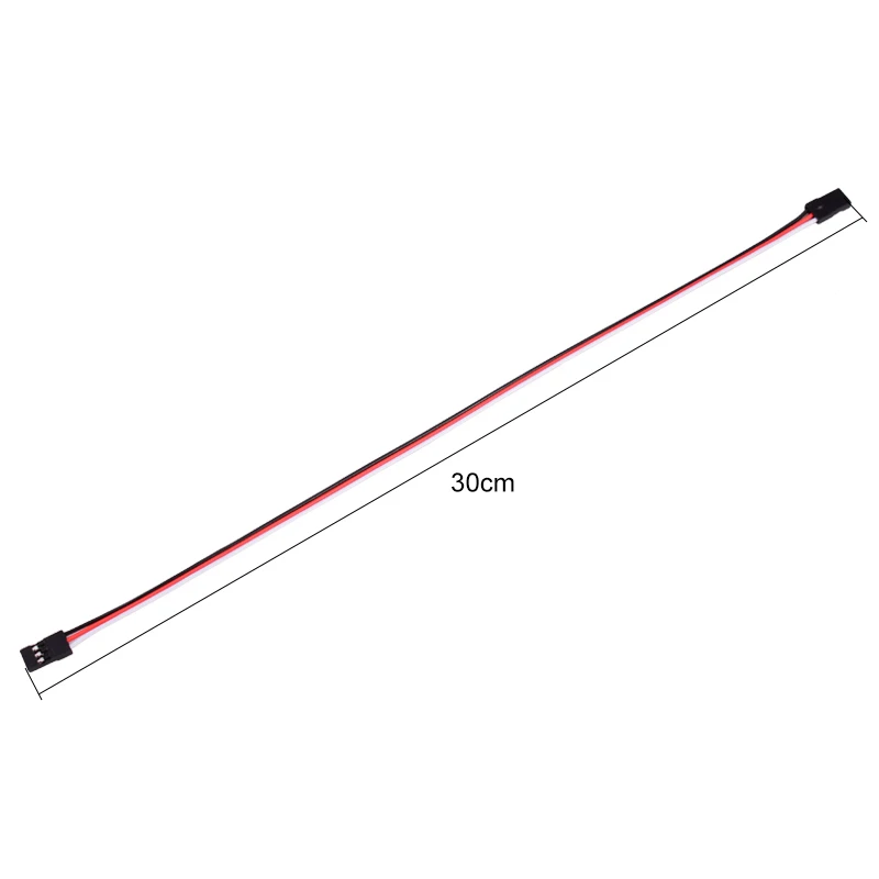 Cavo di prolunga servo da 10 pezzi 300mm 30cm per RC Futaba JR maschio a maschio connettore cavo da 30 cm
