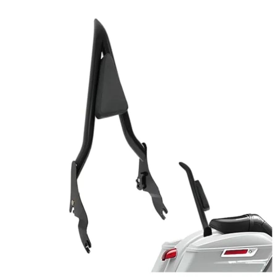 

Backrest Sissy Bar for 2009-2024 Harley Touring Road King Electra Glide CVO Street Glide Road Glide Ultra Limited Low Powder Co