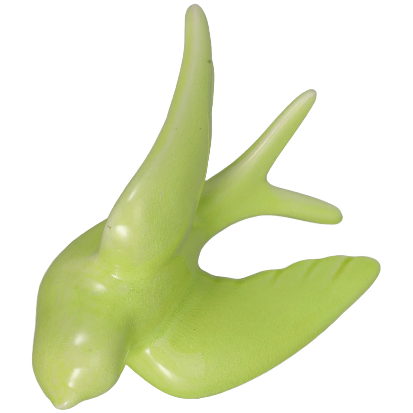 

Decor Ceramic Bird Wall Scone Art Sculpture Doves Figurine Yellow Swallow Flying Birds for