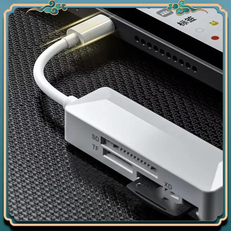 (신규)-3 In 1 카드 리더기 범용 SD TF SD 카드 리더기 USB C 고속 메모리 카드 리더기 변환기(휴대폰 노트북용)