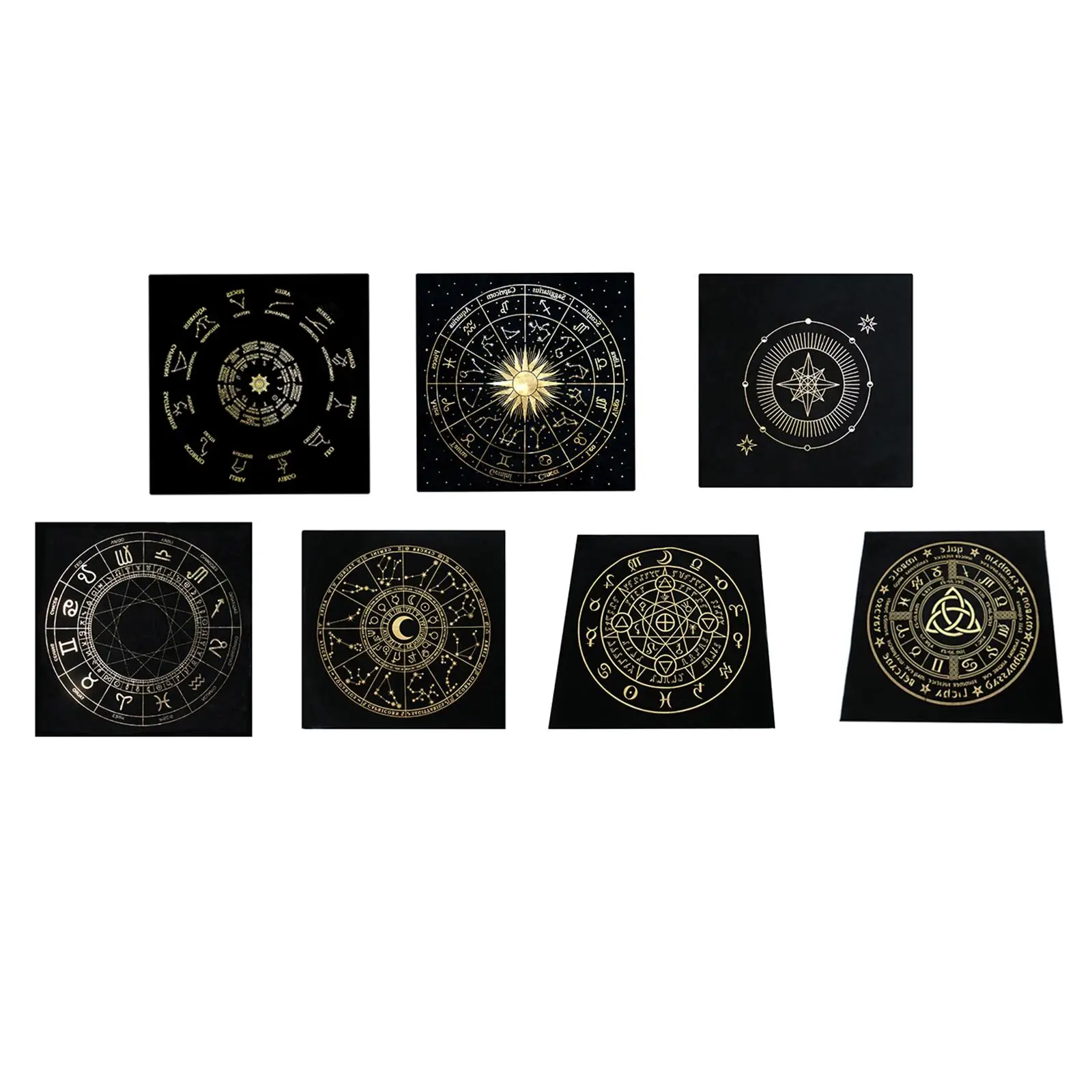 

Premium Tablecloth Table Cloth 20" x 20" Home Decor Blanket Mat for Board Games Witchcraft Supplies Enthusiasts Table Games