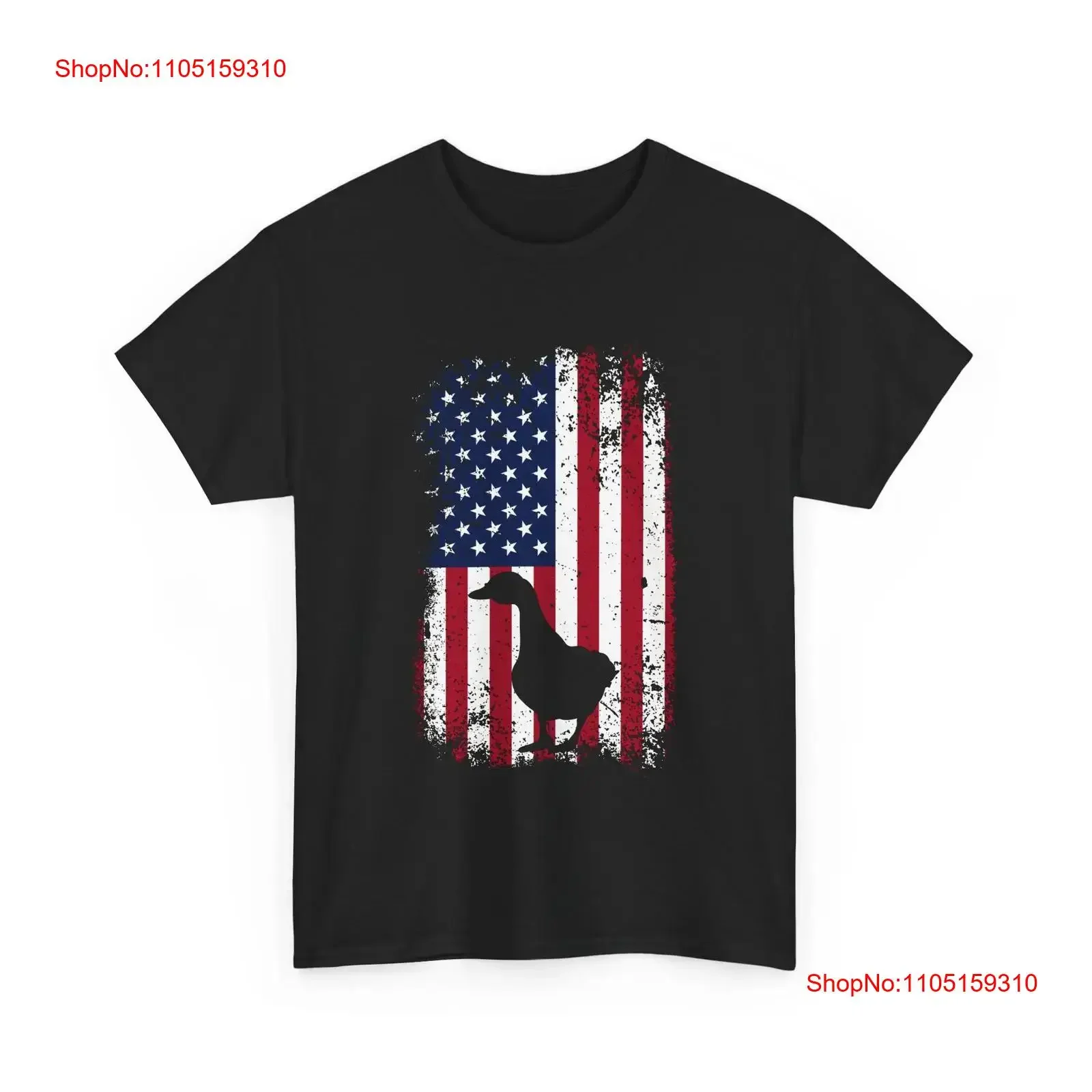 

Patriotic Farmer 4th Of July American Flag With Duck T Shirt vintage Washed Stretched Casual Breathable Unisex fashion graphic