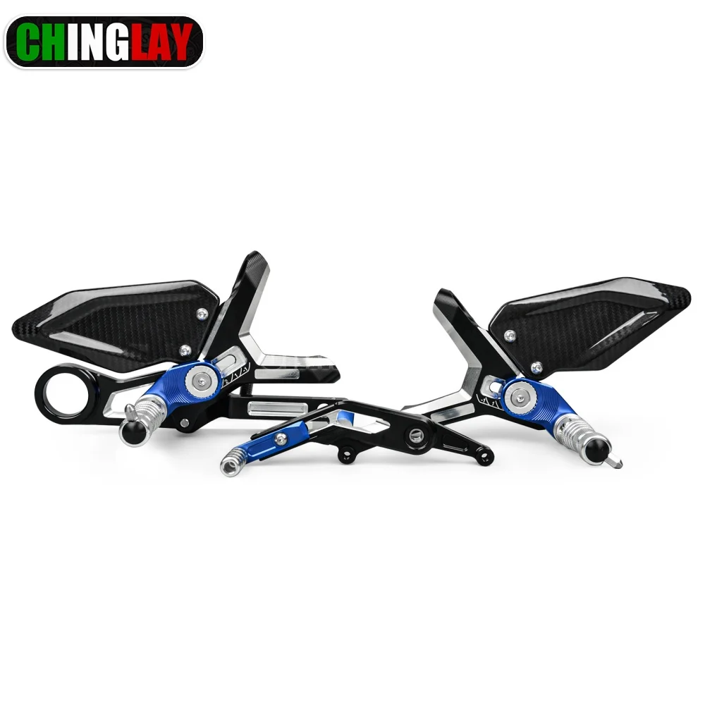 لسيارات BMW MOTORRAD M مجموعة خلفية قابلة للتعديل لسيارات BMW S1000RR M1000RR 2019-2025 ملحقات مسند القدمين من الكربون والألومنيوم #3