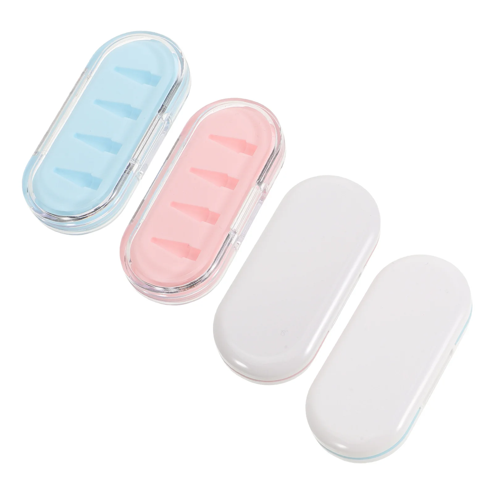 

4pcs Pen Tip Organizer Box Compact Stylus Nib Storage Case For Tablet Accessories Travel School Office Use Durable Protective