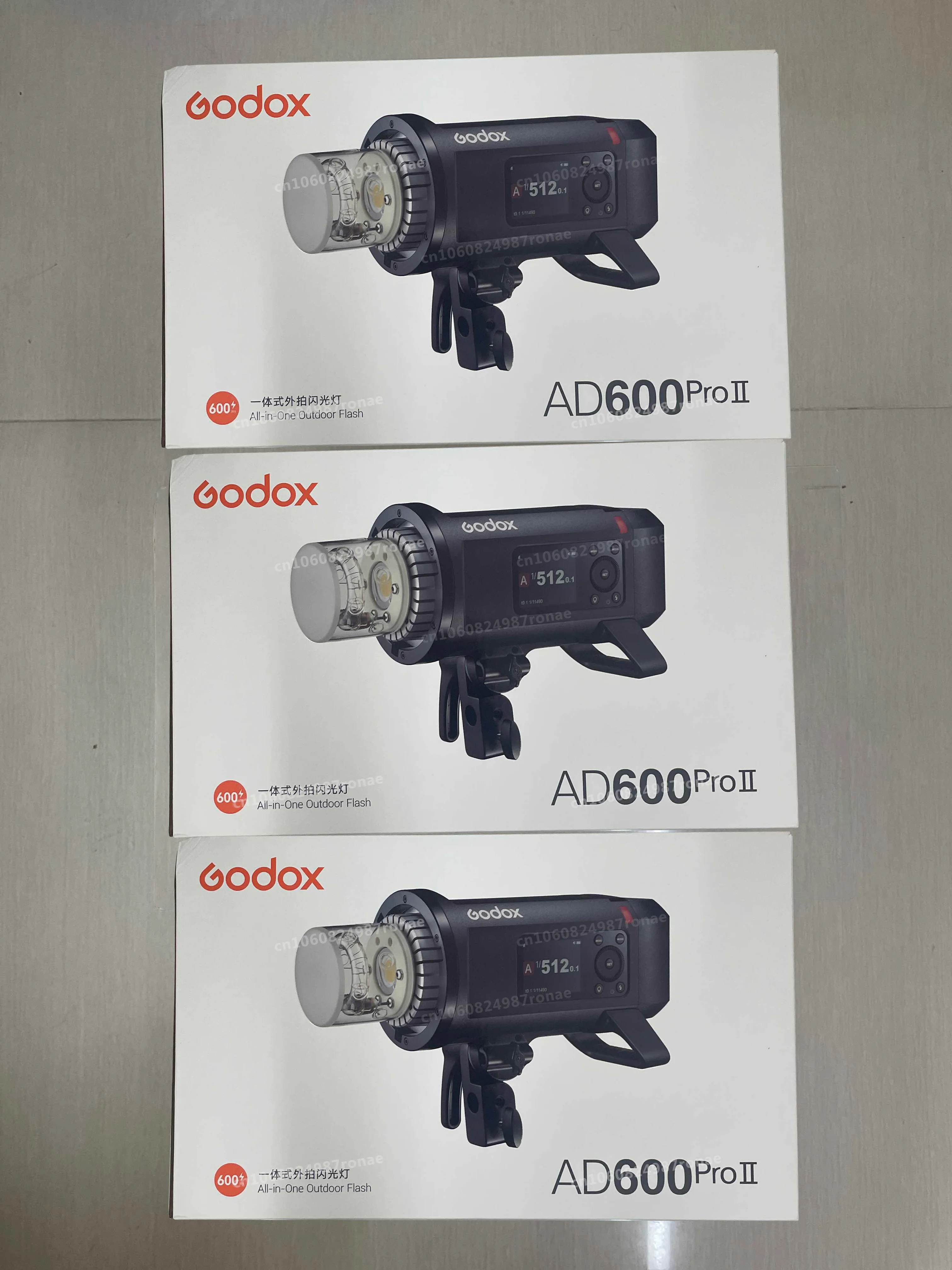 Godox AD600Pro II 600W All-in-One Outdoor Flash Li-on Battery TTL Built-in 2.4G Wireless System