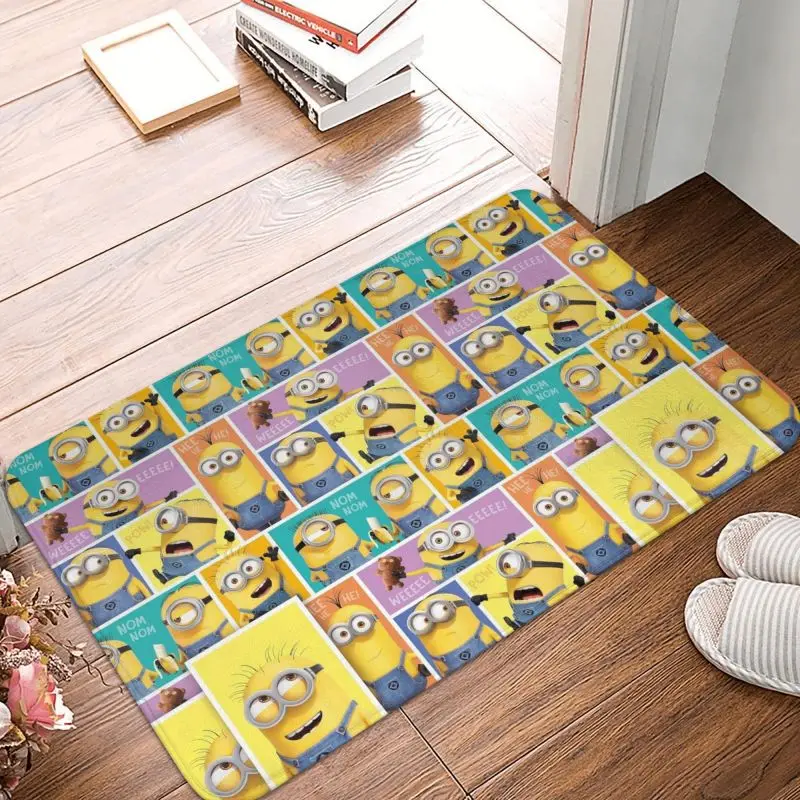 Custom Minions Doormat Non-Slip Entrance Kitchen Bathroom Door Floor Mats Living Room Rug Carpet Footpad