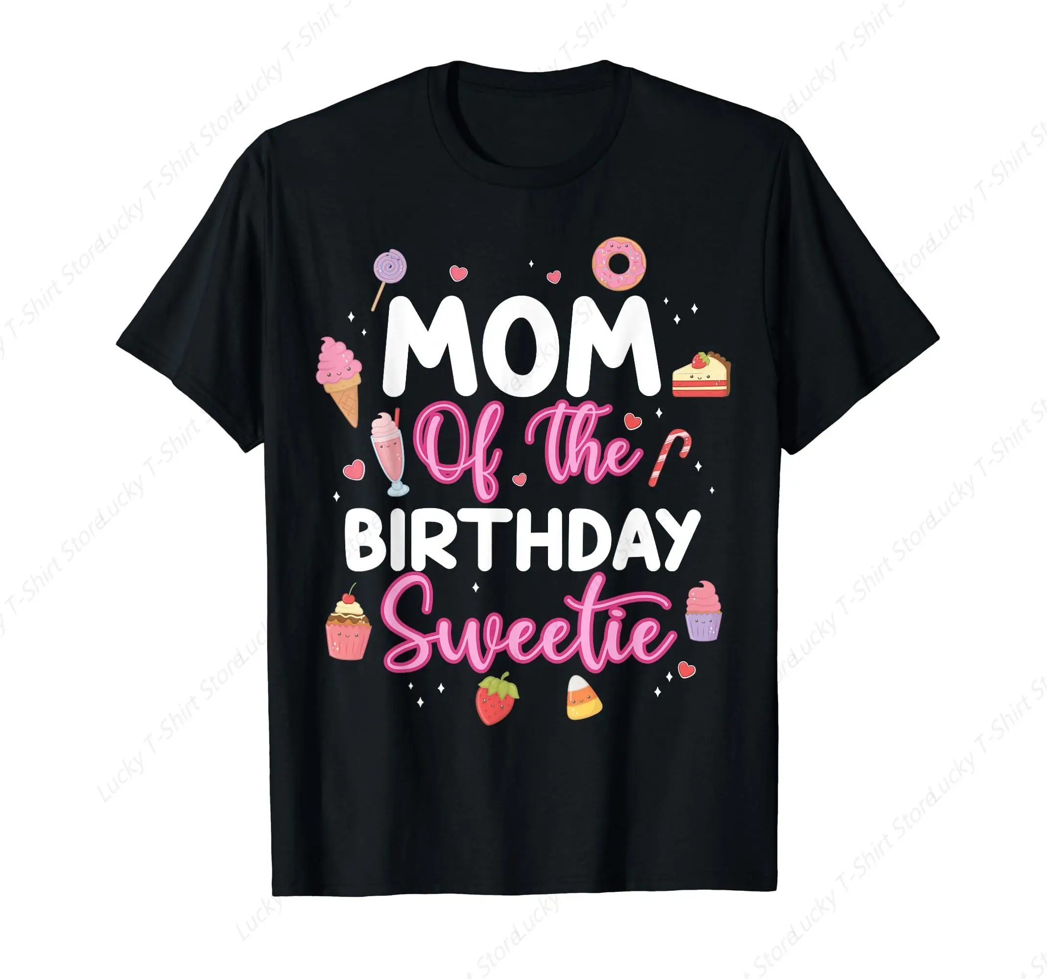 Mom Of The Birthday Sweetie B-day Party T-Shirt