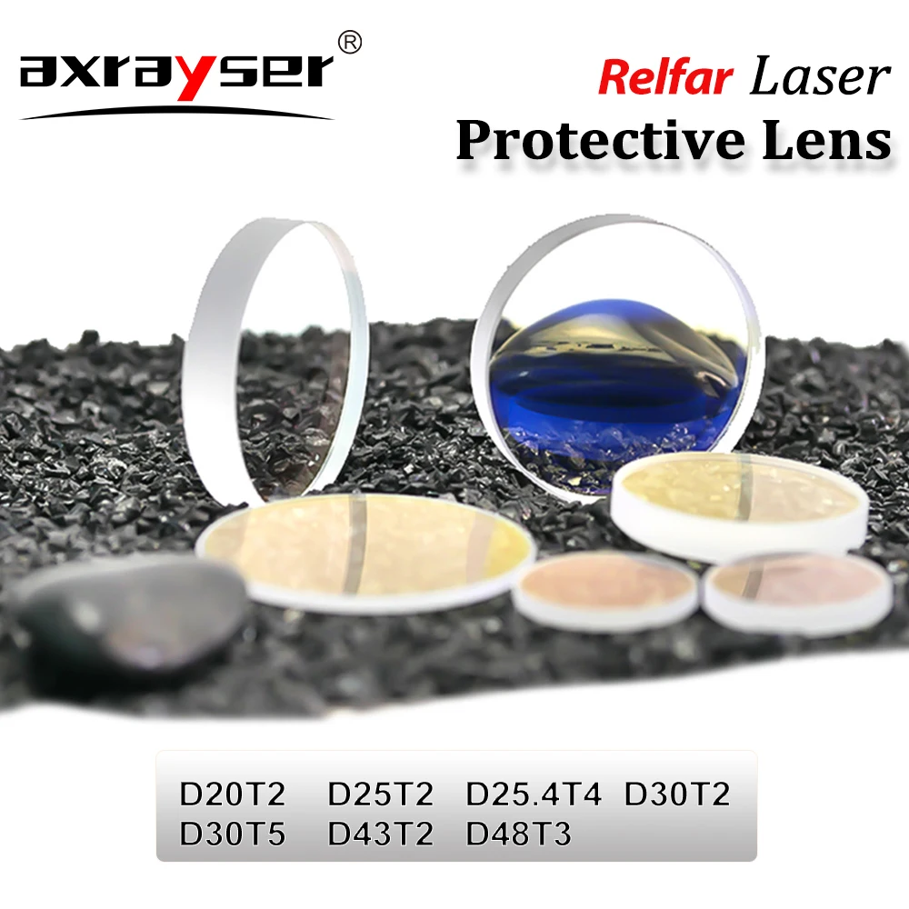 Relfar Laser Welding Protective Windows 20*2mm Laser Cleaning Head Lens 30*2mm for WH20-C20A FWH20-S10A/B FWH30-DS20E