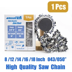 AGUDEZA 1 Pcs 8/12/14/16/18 Inch Chainsaw Chain 3/8