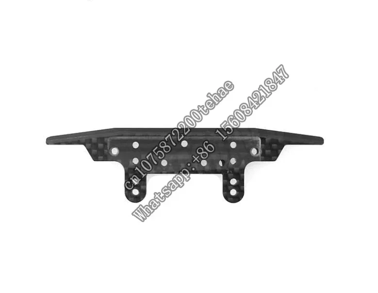 Tamiya Mini 4WD Racer Four-wheel Drive Parts CNC Carbon Fiber MA/MS Front Bracket With Angle Brake Groove