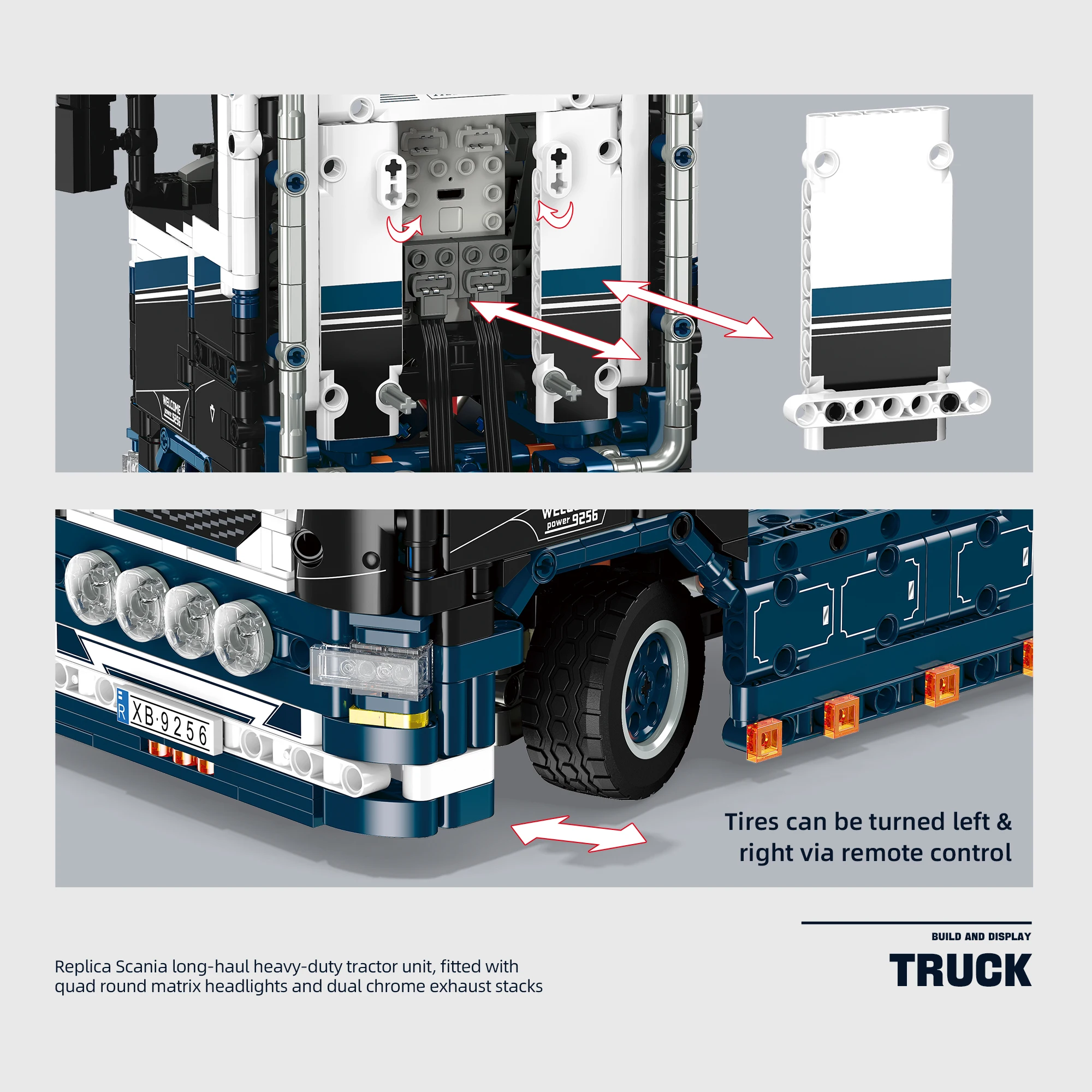 1354 PCS MOC Heavy Truck Build - Office Technician recension och pris