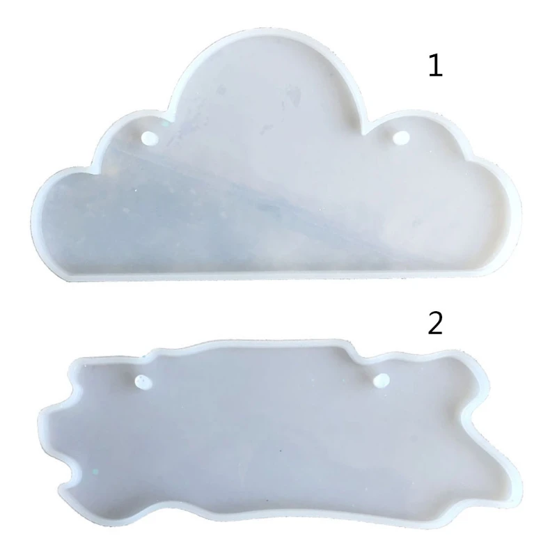 Door Signs Casting Resin Mold for Creative Cloud Shaped Doorplate Silicone Mould NM