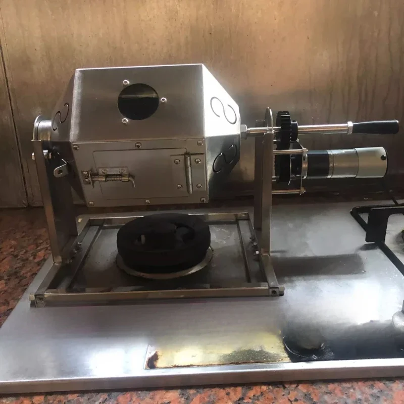 

Electric Coffee Beans Roasting Baking Machine 220V/110V Fuel Gas Direct Fire Roaster for Nuts Grains Soybeans - 220V/110V