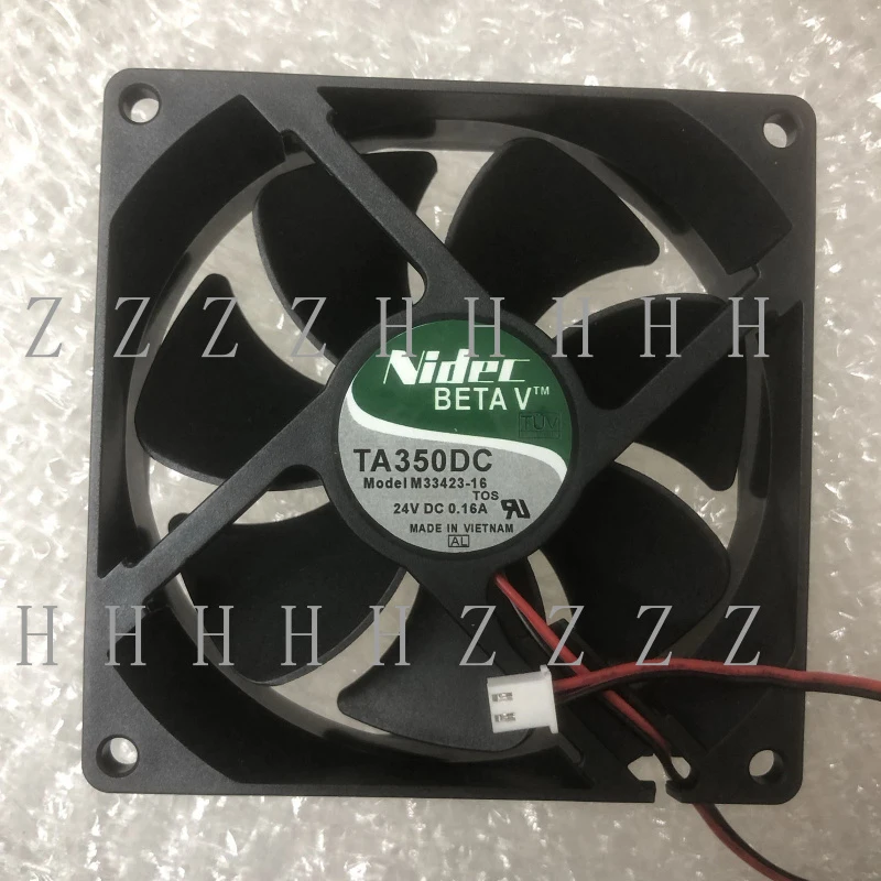 

Z 1pcs New NIDEC TA350DC M33423-16 24V 0.16A 2-wire cooling fan#QW
