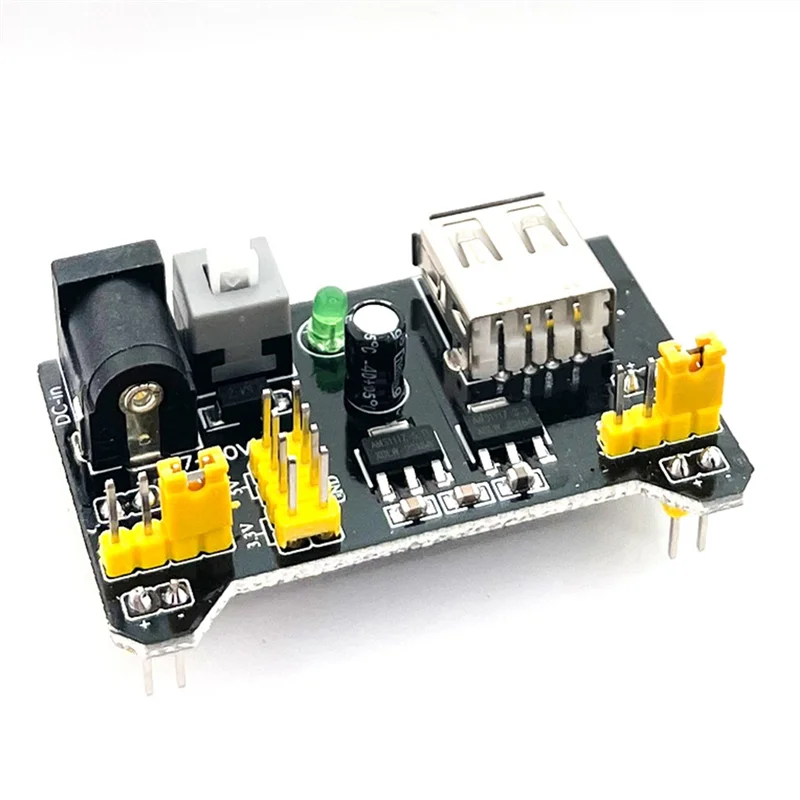 N75R-10PCS Per MB102 Breadboard Modulo di Alimentazione Set 2-Way 3.3V 5V Per MB102 Breadboard Modulo Set