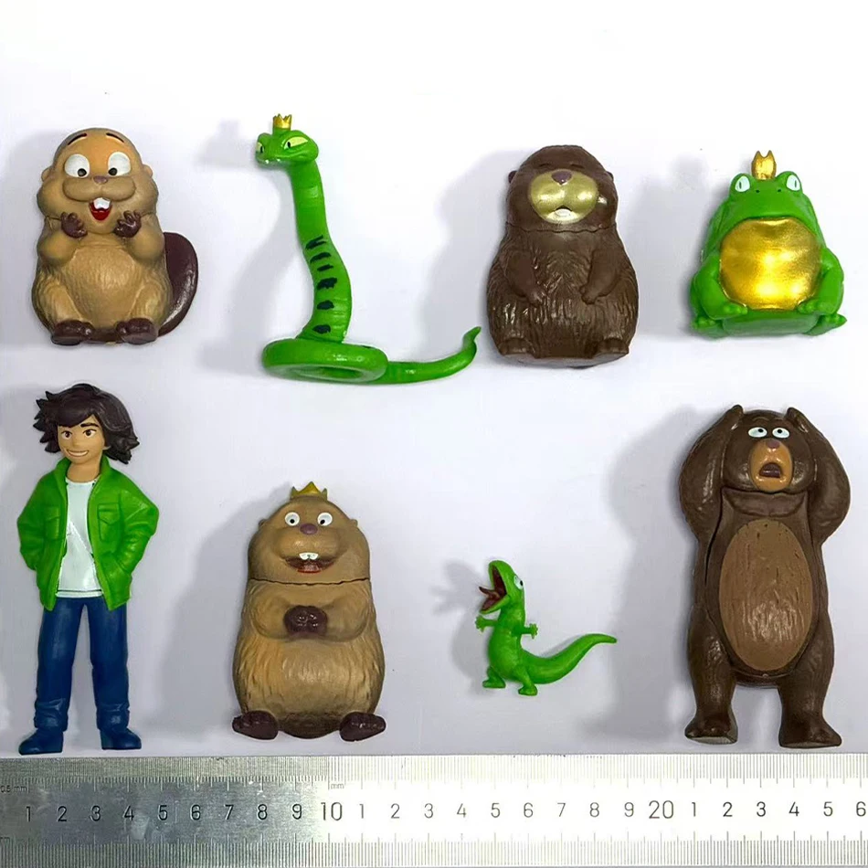 Nova Caixa Surpresa com 12 Bonecos da Série Beaver Transformation Plan de 1,5-4,5 polegadas, Presente Infantil, Presente de Aniversário