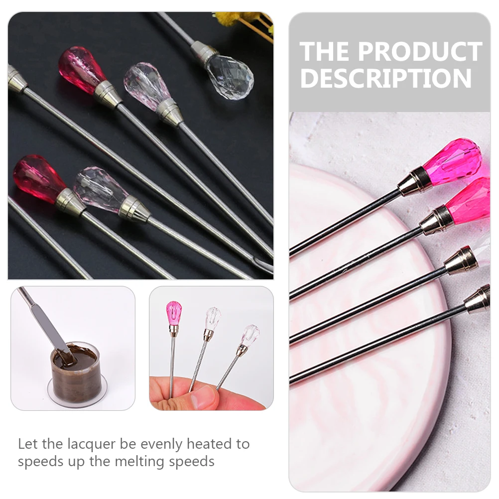 

1 Set Random Color Sealing Rods Creative Design Stirring Sticks For Wax Seal Diy Home Craft Supplies High Quality Durable Wax