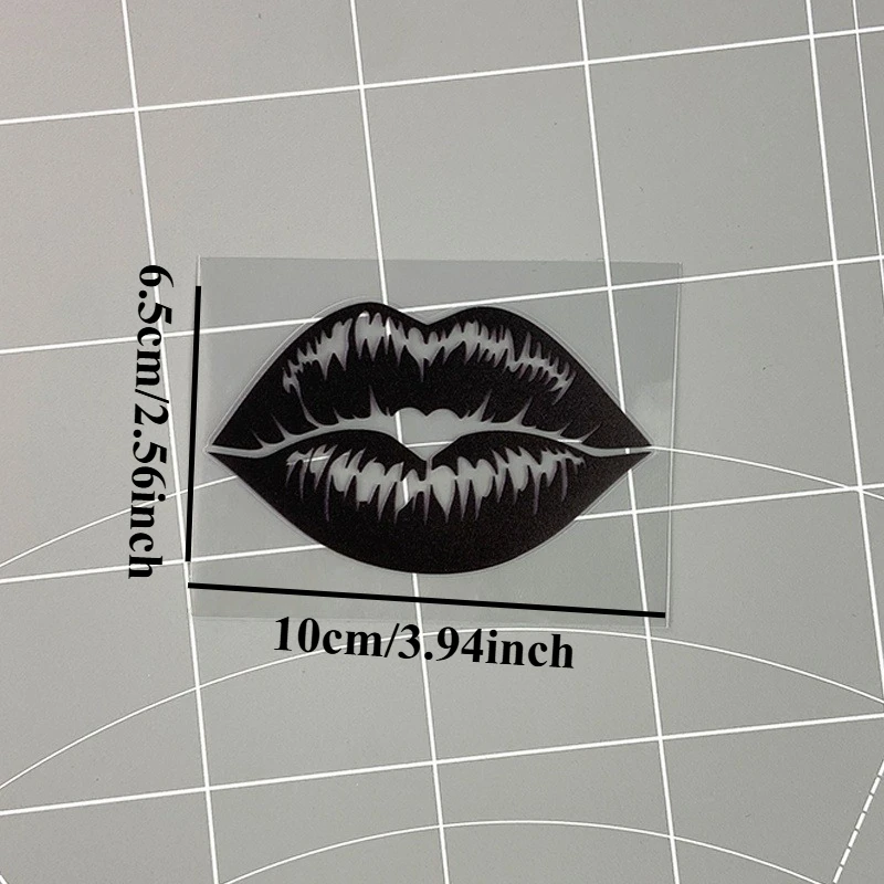 Sexy Red Lip Motorcycle Sticker, Waterproof, Can Be Attached To Motorcycle Helmets, Fuel Tanks, Windows, Bumpers, Trunks