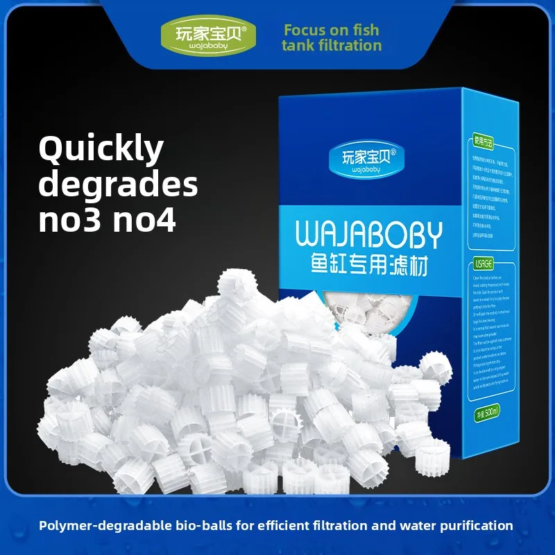 

WAJABABY Marine Tank PO4 & NO3 Remover - High Polymer Filter Media to Reduce Phosphates, Nitrates and Control Algae Growth