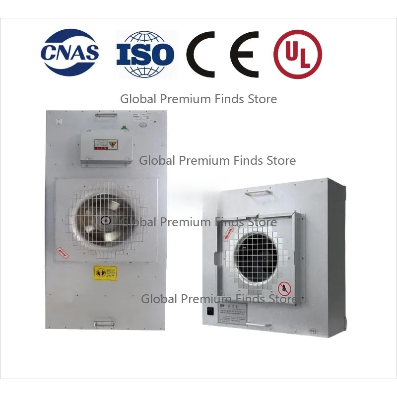 Mushroom Laboratory Laminar Flow Hood Hepa Fan Filter Unit 2x4 FFU with H14 0.3um 110v 220v/50hz Provided 1000-2000 M3h Motor