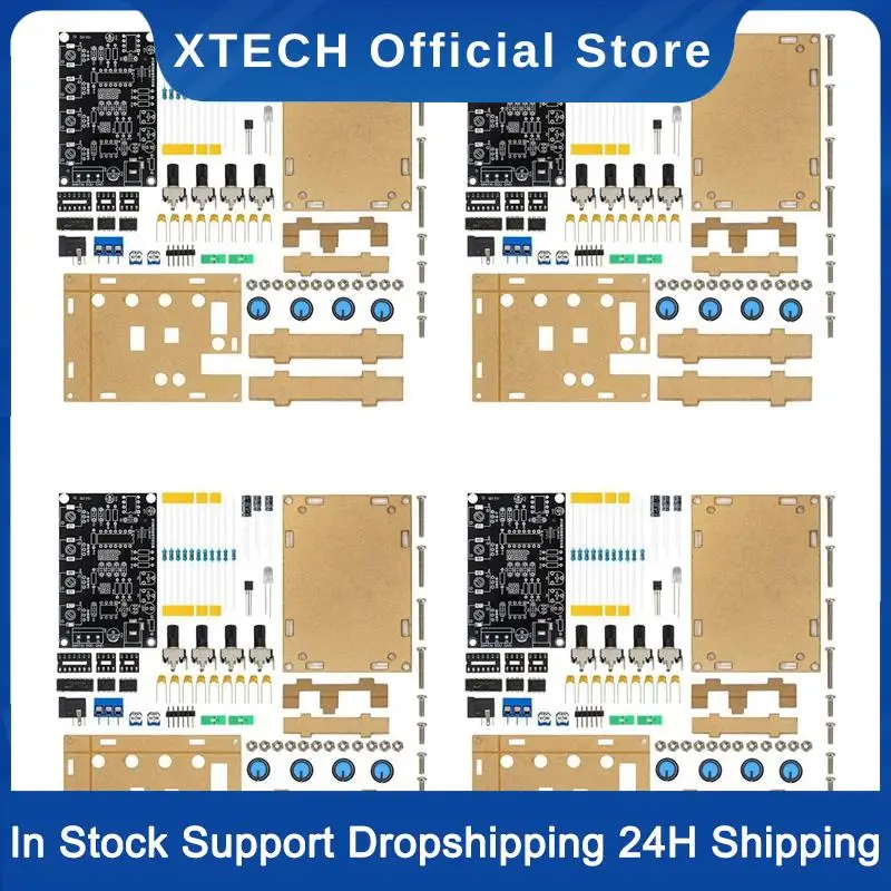 

XTECH 4X ICL8038 Модуль генератора сигналов с функцией синусоидального квадратного треугольного генератора сигналов DIY Комплект для практики сварки с чехлом