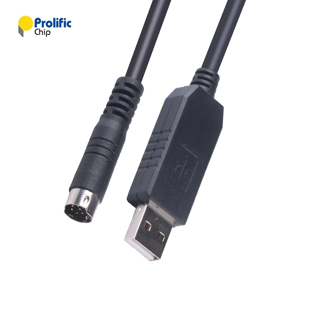 PL2303GT USB 8 Din Mini Plug Adapter RS232 Converter Programming Cable for Allen Bradley MicroLogix PLC 1000 1100 Series