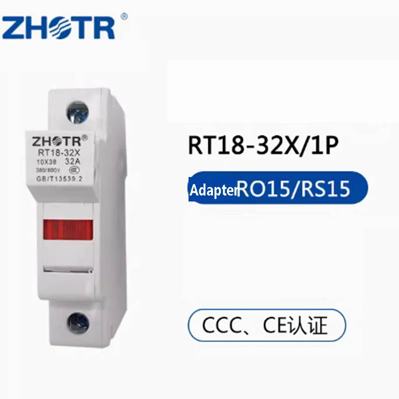 

RT18-32X/3P RT28N-32 1A~32A without core 10*38MM RO15 500~690V Miniature fuse Ceramic core Fuse base