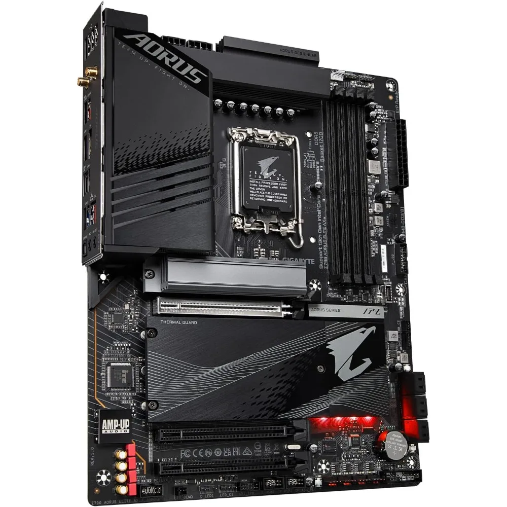 Quad M.2/ PCIe 5.0/ USB 3.2 Gen2X2 Type-C/Gaming Motherboard) For Z790 AORUS Elite AX (LGA 1700/ Intel Z790/ ATX/ DDR5/