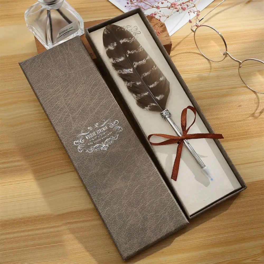 

School Office Exquisite Gifts Students Birthday Gift Neutral Gel Pen Quill Pen Boxed Ballpoint Pen Gift Boxed ball-point pen