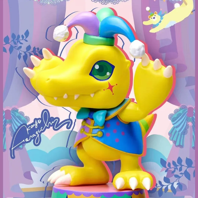 Bandai Blind Box Bn Figures Digimon Adventure Anime Figure 3rd Generation Circus Digimon Agumon Mystery Box Anime Peripheral