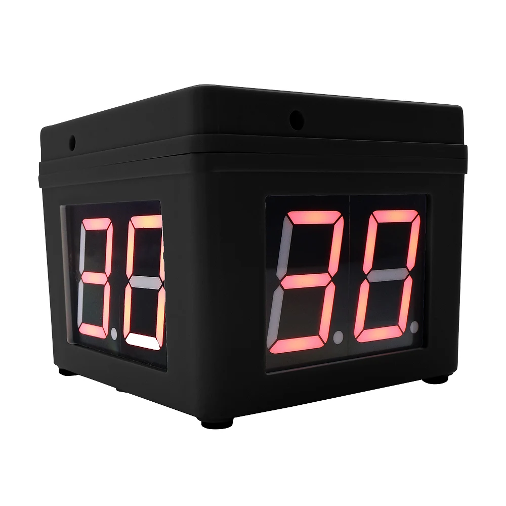 Digital Timer for Texas Hold'em, 4 Sides, ABS Material, Table, Poker Dealer, Tournament