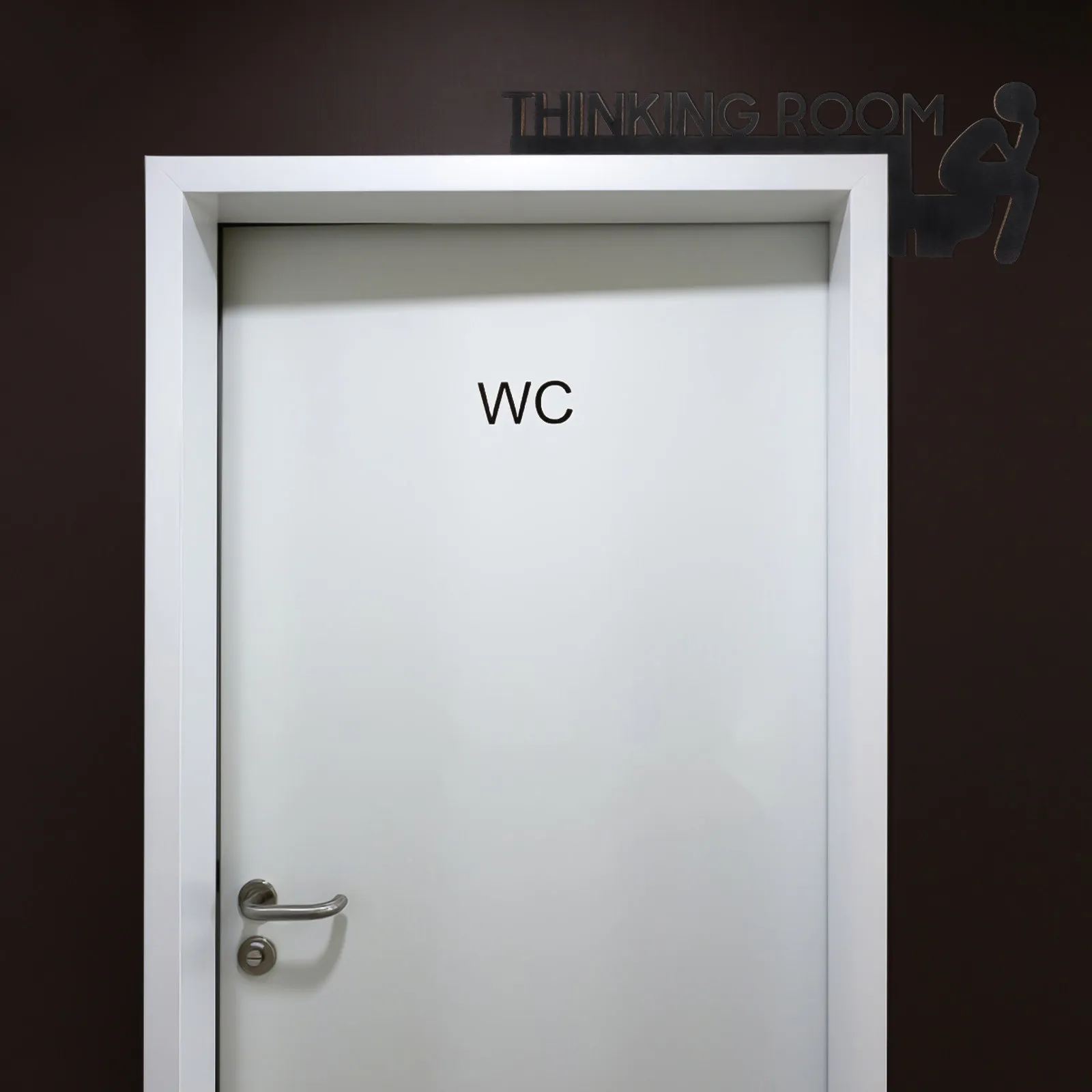 Rustic Wooden Bathroom Door Sign Frame Craft Decor Restroom Wall Hanging Small Bathroom Door Decoration Restroom Decor