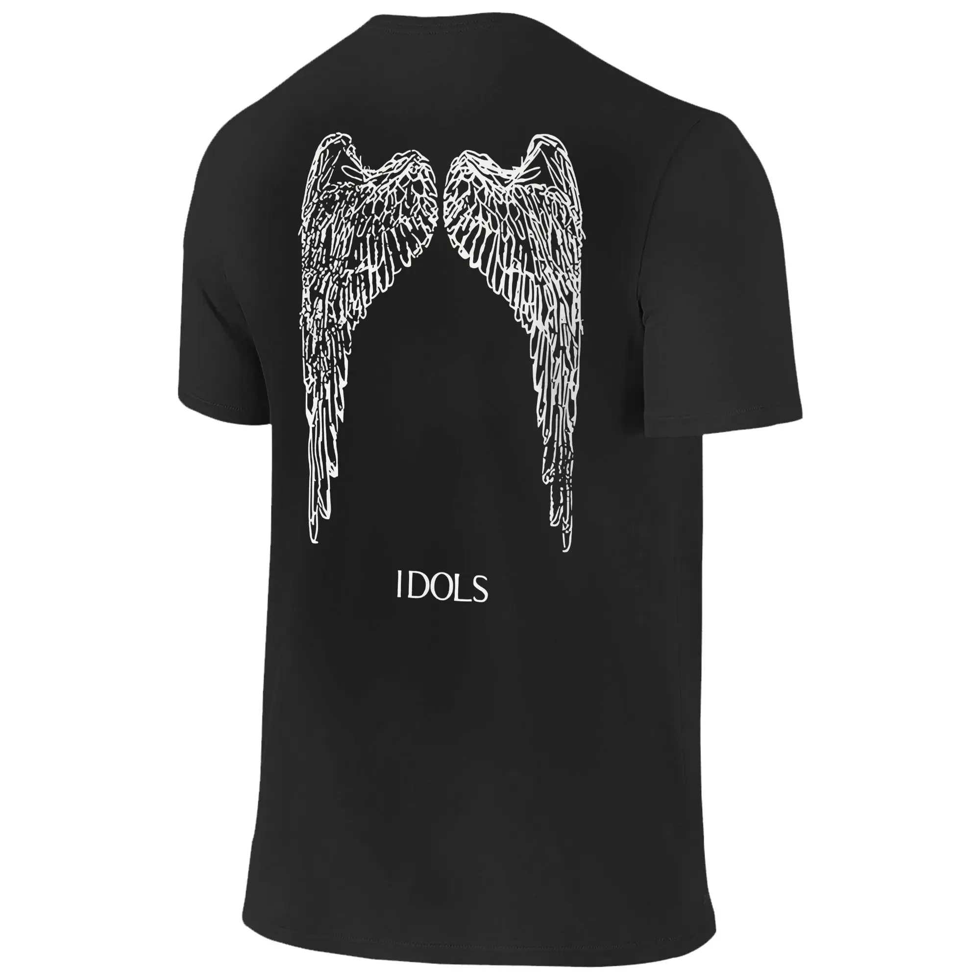 مضحك المعبود أجنحة YUNGBLUD تي شيرت للرجال س الرقبة القطن الخالص تي شيرت قصيرة الأكمام تيز هدية الملابس