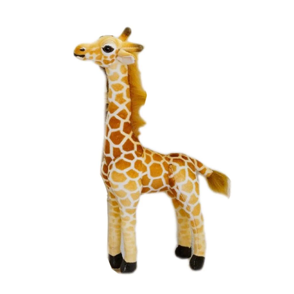 

60cm Real Life Giraffe Plush Toys Soft Stuffed Animals Dolls Kids Children Baby Birthday Gift Room Decor