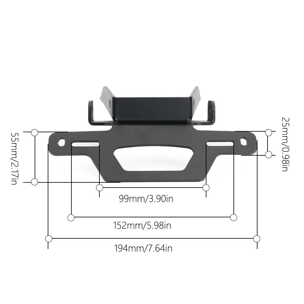 Motorcycle Number License Plate Bracket for APRILIA TUAREG 660 2021-2024