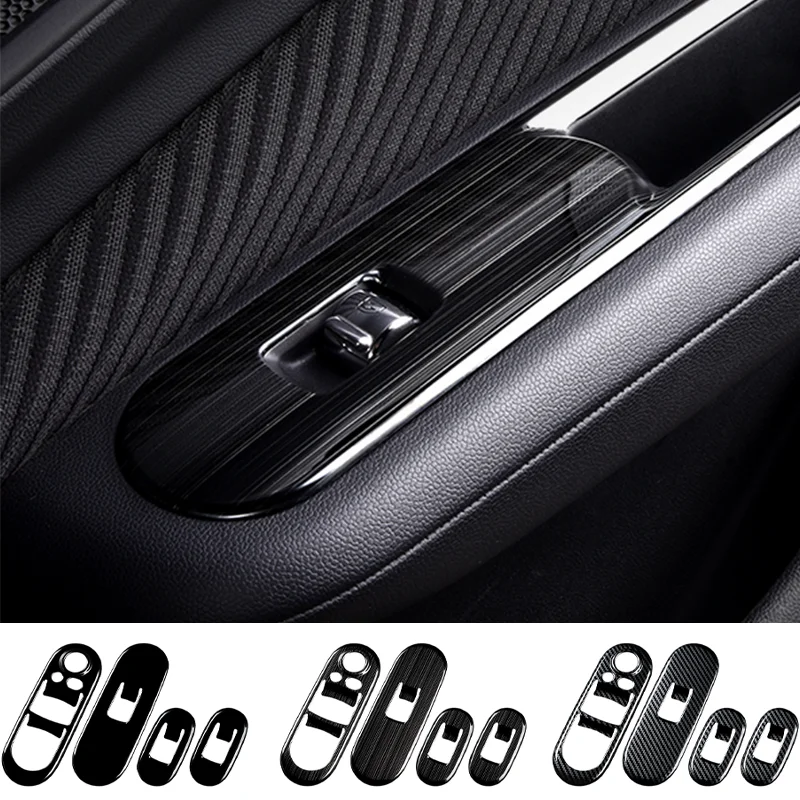 

For MINI Cooper F55 5 Door Auto Styling Interior Accessories Moulding Car Windows Control Panel Cover Stickers Trim