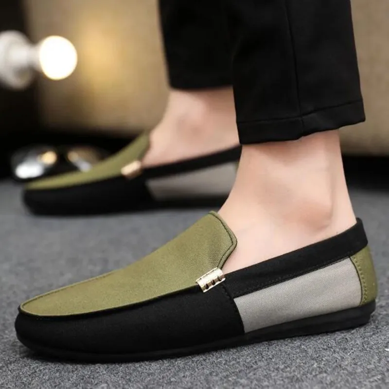 Loafers Men Slip On Shoes Anti Slip Sole Comfort Driving Casual Shoe Breathable Walking Shoes Men Sneakers Big Size 46