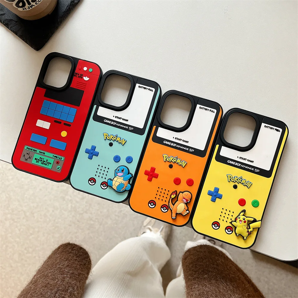 Para funda iphone 17 16, funda protectora de silicona para teléfono Pokemon Ball Gengar para Iphone 16 Pro Max/funda para iPhone 15 14 13 12 11