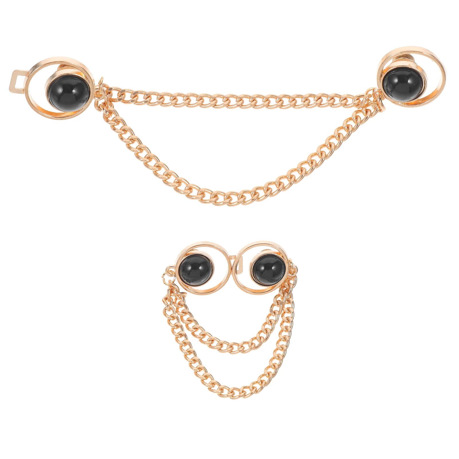 

2Pcs Pants Waist Tightener Clip Jean Button Replacement Waist Adjusting Clamp for Loose Pants Jeans Elegant Look