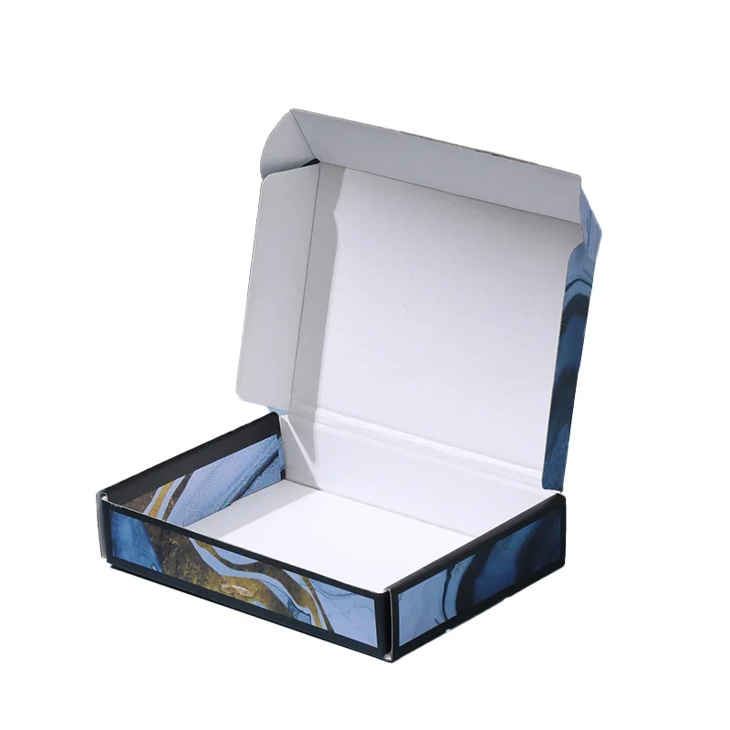 Custom. Color Aircraft Box Customized White Cardboard Framed Corrugated Folding Paper Box Batch Customized Ultrahard Packaging B